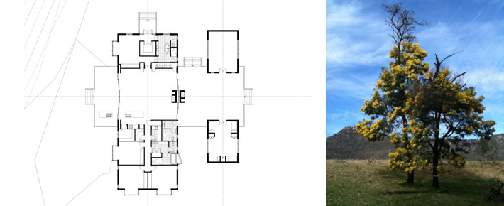 Living spaces both indoors and out merge to create a meeting place for all to come together.